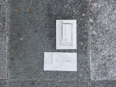 Minimalist geometric composition for mental peace